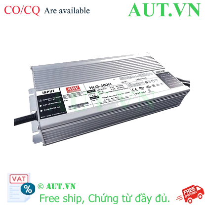 Ảnh của Bộ nguồn LED Meanwell HLG-480H-30B (480W 30V 16A)