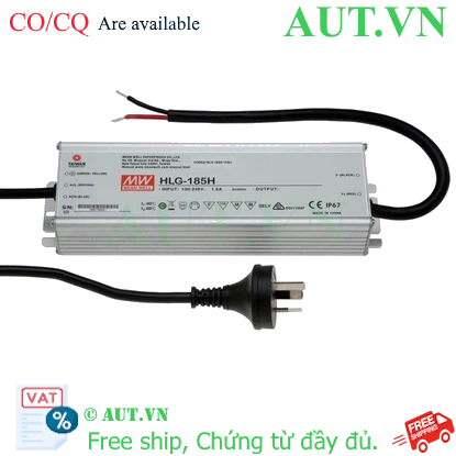 Ảnh của Bộ nguồn LED Meanwell HLG-185H-C1050B (185W 190V 1050mA)