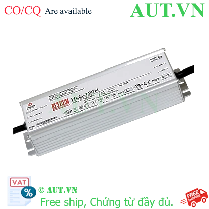 Ảnh của Bộ nguồn LED Meanwell HLG-120H-C350B (120W 430V 350mA)