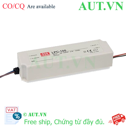 Ảnh của Bộ nguồn LED Meanwell LPC-100-350 (143-286V 100W 350mA)