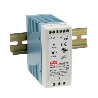 Ảnh của Bộ nguồn Meanwell DRA-40-12 (40W 12V 3.34A)