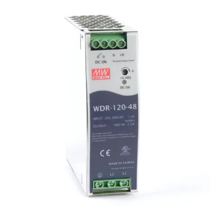 Ảnh của Bộ nguồn Meanwell WDR-120-48 (48V 120W 2.5A)