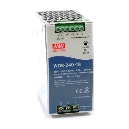 Ảnh của Bộ nguồn Meanwell WDR-240-48 (48V 240W 5A)