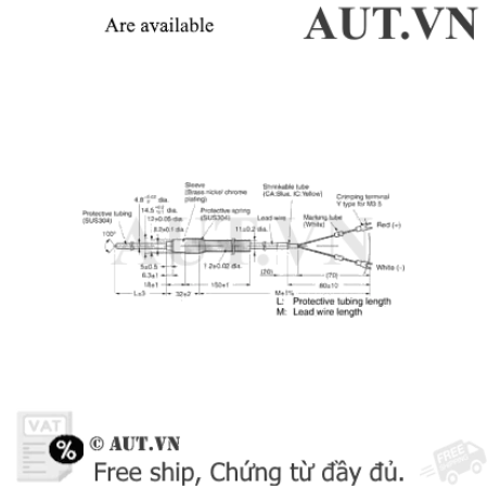 Ảnh của Cảm biến nhiệt độ Omron E52-IC15ASY 1M