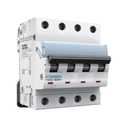 Ảnh của MCB Hyundai HGD63H 4P 25A 10kA