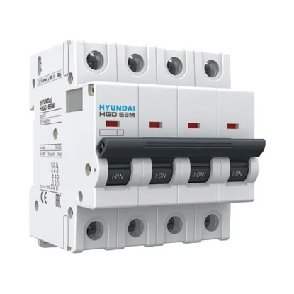 Ảnh của MCB Hyundai HGD63M 4P 63A 6kA