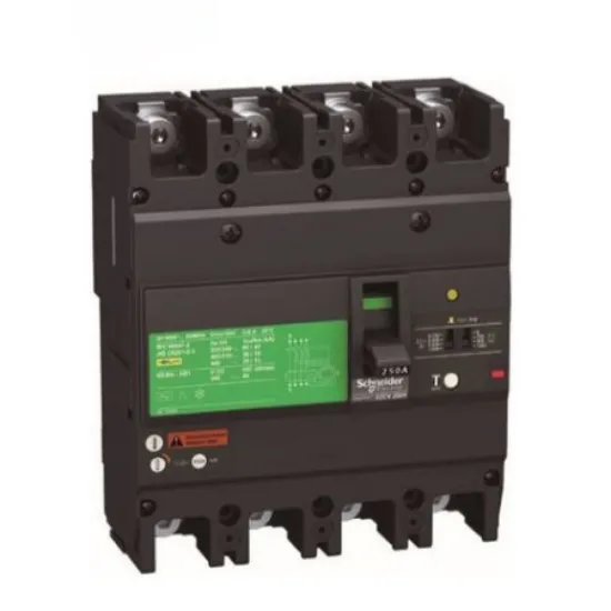 Ảnh của CB khối chống giật Schneider EZCV250H4160 160A 36kA 4P