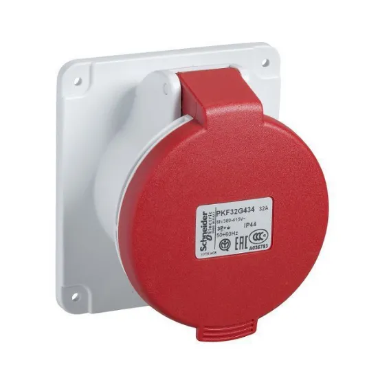 Ảnh của Ổ cắm âm Schneider PKF16G435, 16A, 4P+E, 400V