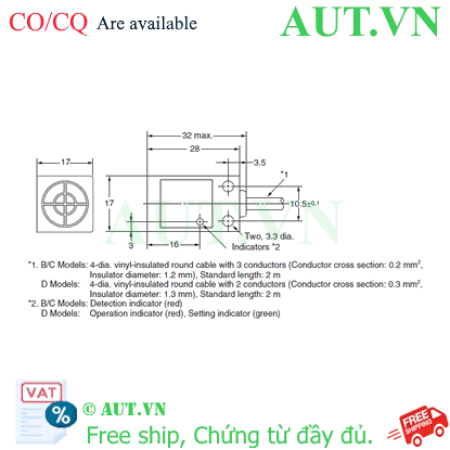 Ảnh của Cảm biến tiệm cận Omron TL-Q5MC15 2M