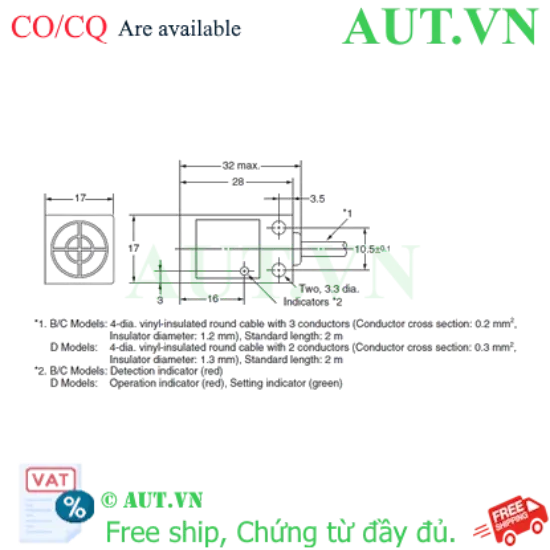 Ảnh của Cảm biến tiệm cận Omron TL-Q5MC15 2M