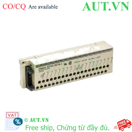 Ảnh của Cầu đấu dây Omron G7VC-OC16-1 DC24 - Rơ le cụm 16 kênh 24VDC