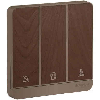 Ảnh của Bộ công tắc không làm phiền, xin dọn phòng, vui lòng chờ Schneider E8333DMWS_WD_G19