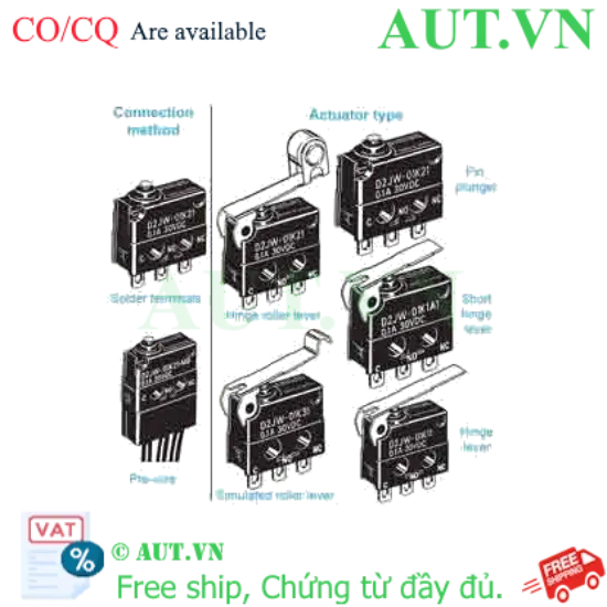 Ảnh của Công tắc hành trình Limit Switch Omron D2JW-012-MD