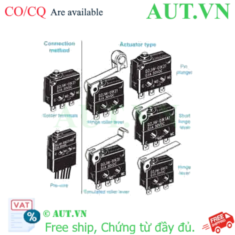 Ảnh của Công tắc hành trình Limit Switch Omron D2JW-01K32-MD