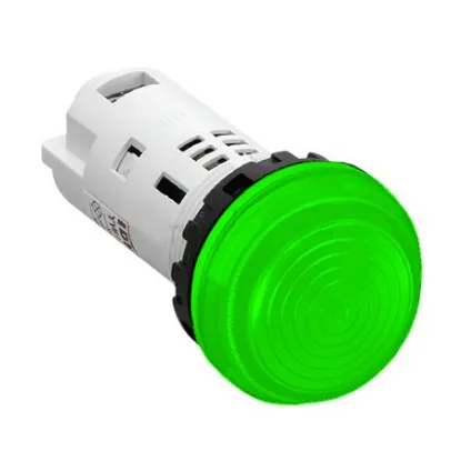 Ảnh của Đèn báo IDEC YW1P-2UQM3G 220V 22mm (xanh lá cây)