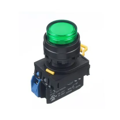 Ảnh của Nút nhấn nhả IDEC YW1L-M2E10Q4G 1NO 22mm 24V (Xanh lá cây)
