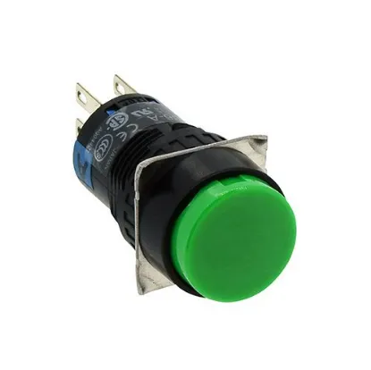 Ảnh của Nút nhấn giữ IDEC AB6M-A1G 16mm (Xanh lá cây)