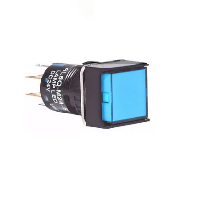 Ảnh của Nút nhấn nhả IDEC AL6Q-M24SC 16mm 24V (Xanh dương)