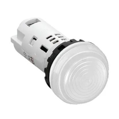 Ảnh của Đèn báo IDEC YW1P-2UQ4PW 24V 22mm (trắng)