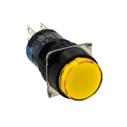Ảnh của Nút nhấn nhả IDEC AL6M-M24Y 16mm 24V (Vàng)