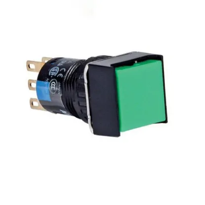 Ảnh của Nút nhấn giữ IDEC AL6Q-A14Y 16mm 24V (Vàng)