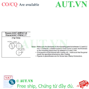 Ảnh của Công tắc nút nhấn Omron A16L-ARA-5D-1