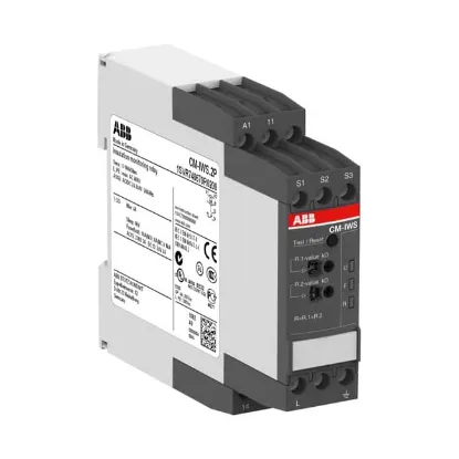 Ảnh của 1SVR740670R0200 – Rờ le bảo vệ pha ABB CM-IWS.2P 1-100kOhm, 24-240VAC/DC