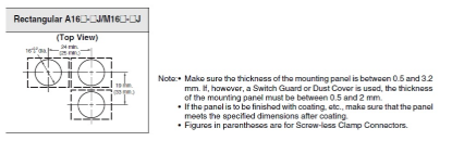 Ảnh của Công tắc nút nhấn Omron A16L-JRM-5D-2