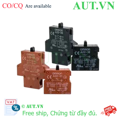 Ảnh của Công tắc nút nhấn Omron A22-11S