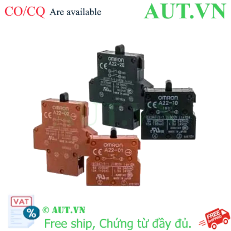 Ảnh của Công tắc nút nhấn Omron A22-11S