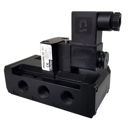 Ảnh của Van điện từ Parker PHS-540S-15-220V 5 cửa 2 vị trí, 1 Coil, Ren 21