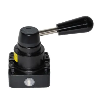 Ảnh của Van tác động tay Parker HV-4200-8 4 cổng và 3 vị trí, Ren 1/4″ ( 13mm )