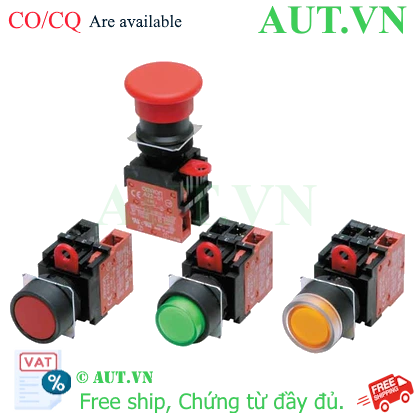 Ảnh của Công tắc nút nhấn Omron A22L-CW-T1-20M