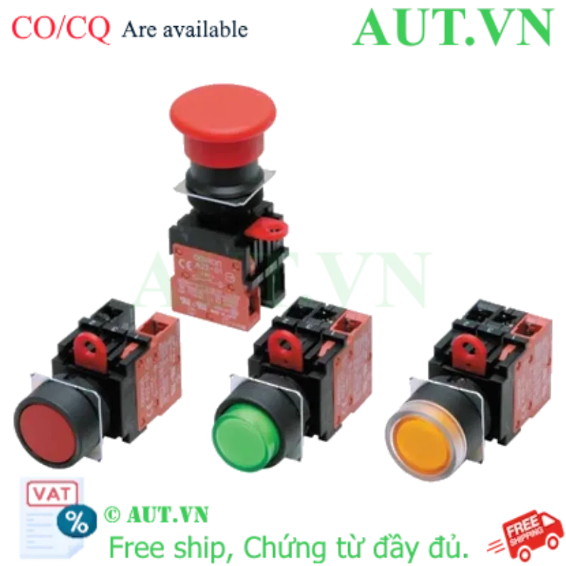 Ảnh của Công tắc nút nhấn Omron A22L-GR-12A-01M
