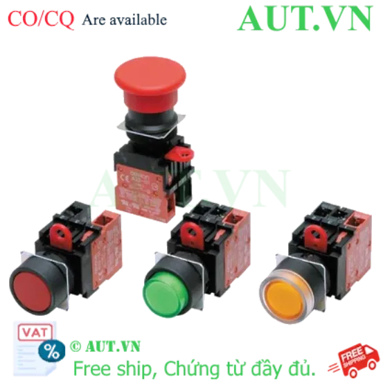 Ảnh của Công tắc nút nhấn Omron A22L-GW-5-11M