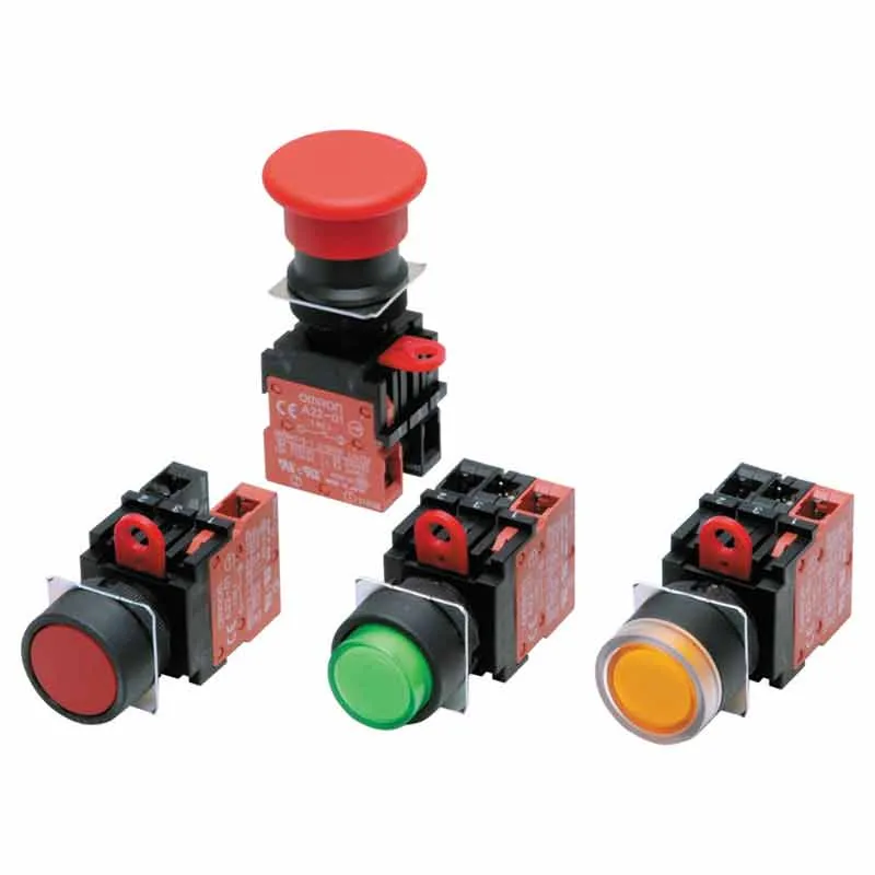 Ảnh của Công tắc nút nhấn Omron A22L-GY-12-10M
