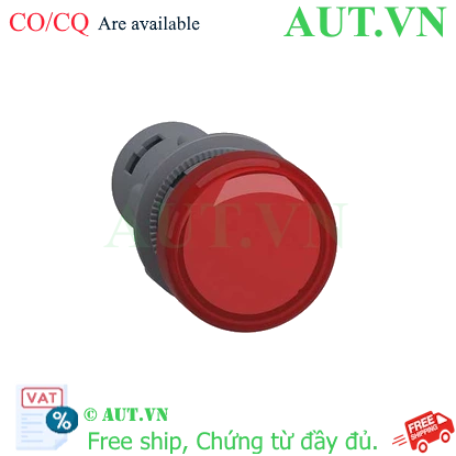 Ảnh của Đèn báo pha Schneider XA2EVM4LC 220V 22mm (đỏ)