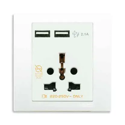 Ảnh của Ổ cắm đa năng và USB KB42616USB_WE_G19