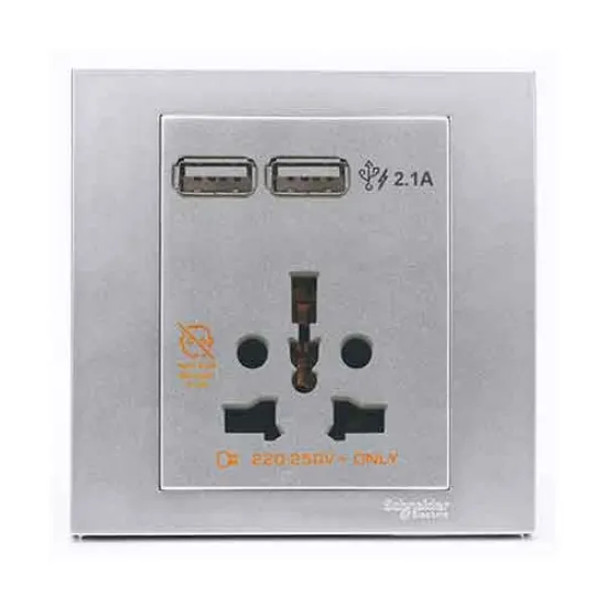 Ảnh của Ổ cắm đa năng kèm sạc USB KB42616USB_AS_G19