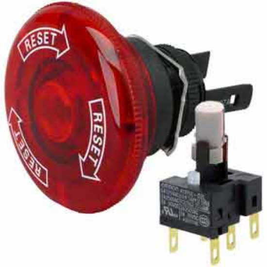 Ảnh của Công tắc nút nhấn Omron A165E-LM-24D-02