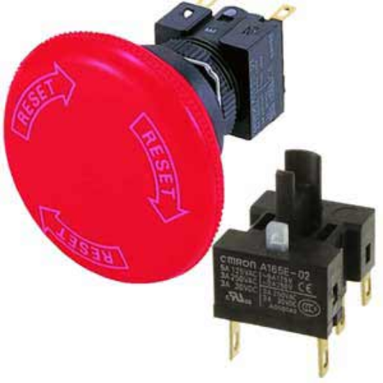 Ảnh của Công tắc nút nhấn Omron A165E-M-02-PK