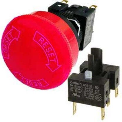 Ảnh của Công tắc nút nhấn Omron A165E-S-02-PK