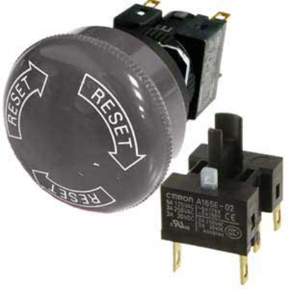 Ảnh của Công tắc nút nhấn Omron A165E-SGR-02
