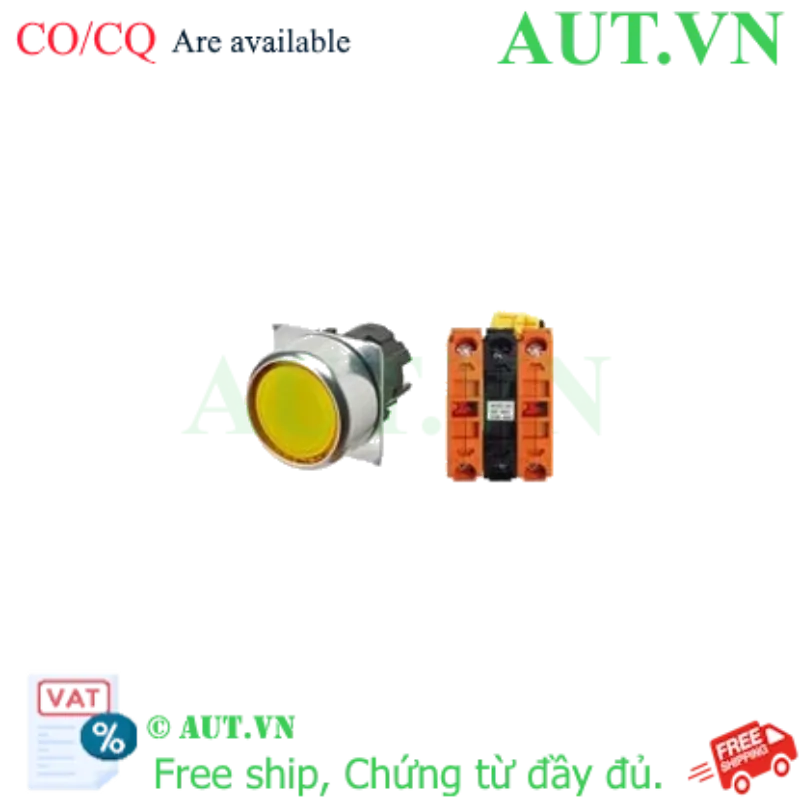 Ảnh của Công tắc nút nhấn Omron A22NL-RNA-TYA-G202-YB