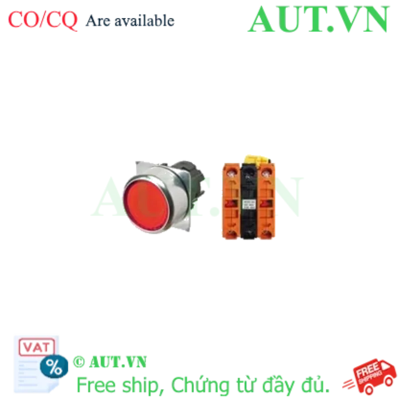 Ảnh của Công tắc nút nhấn Omron A22NL-RNM-TRA-G202-RB