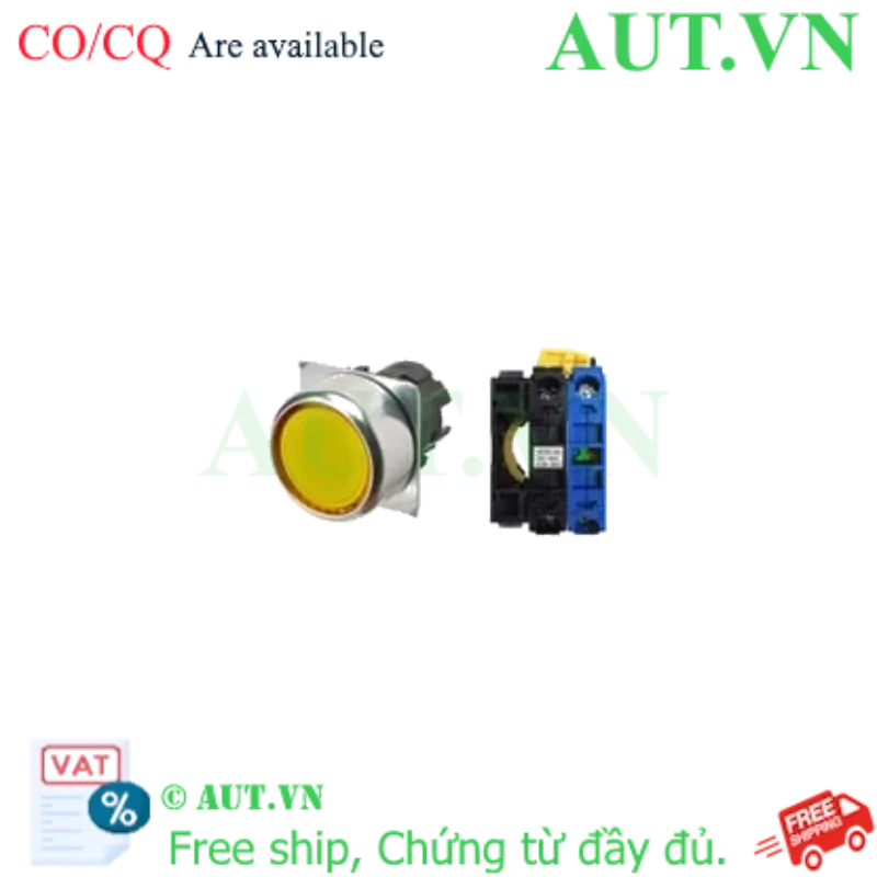Ảnh của Công tắc nút nhấn Omron A22NL-RNM-TYA-G100-YA
