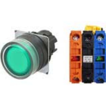 Ảnh của Công tắc nút nhấn Omron A22NL-BGA-TGA-G102-GD