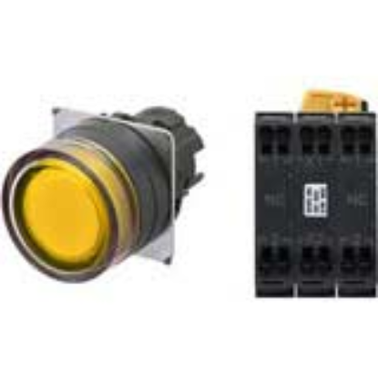 Ảnh của Công tắc nút nhấn Omron A22NL-BGA-TYA-P202-YB