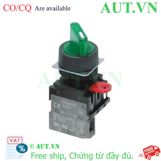 Ảnh của Công tắc nút nhấn Omron A22W-2AG-24A-10