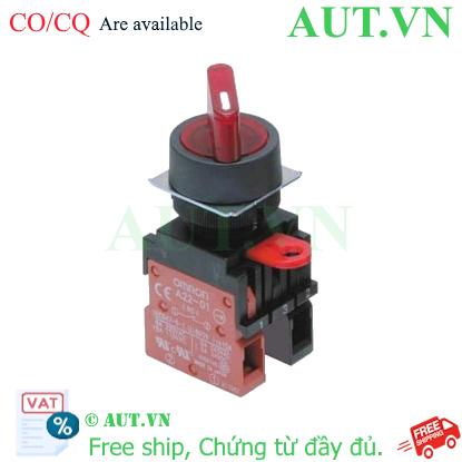 Ảnh của Công tắc nút nhấn Omron A22W-2AR-6A-11
